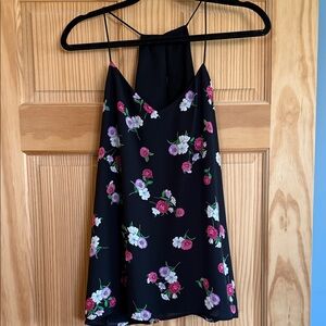 Express Reversible Floral and Black Cami